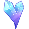 Standard Core Heart Crystal [uncommon]