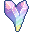 Rainbow Heart Crystal [Uncommon]