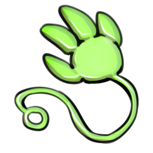 Green Sticky Star Paw